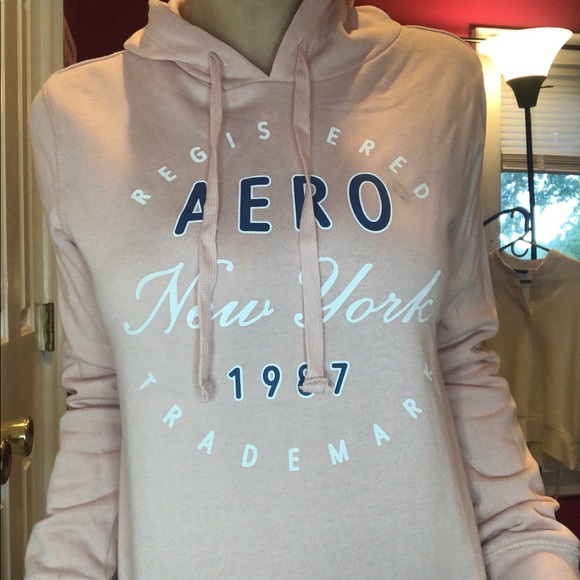 NWT Pink and White Aeropostale Sweatshirt - Picture 6 of 7
